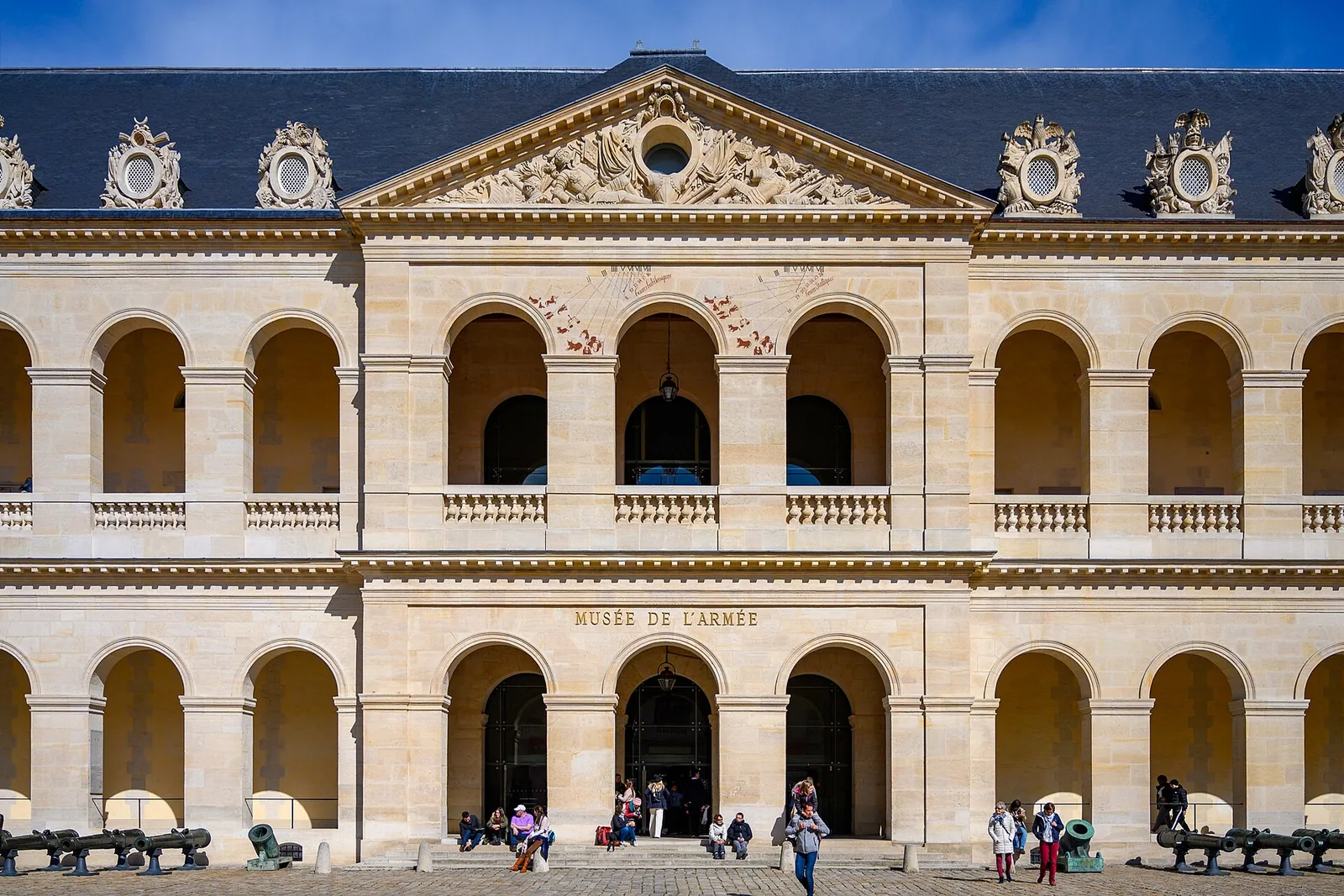 The Hôtel national des Invalides, home of the Musée de l'Armée, Paris
