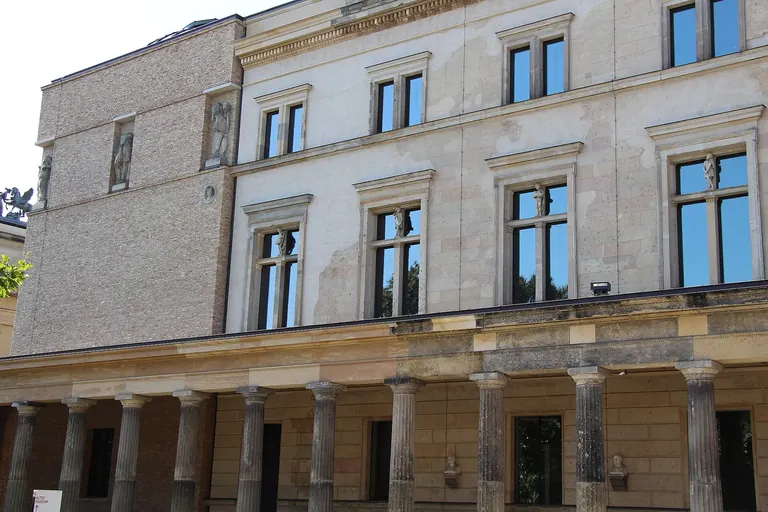 Exterior of the Neues Museum on Bodestraße, Museum Island, Berlin