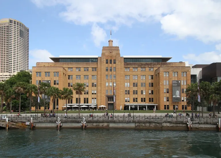 Exterior of the Museum of Contemporary Art Australia building at Circular Quay, Sydney