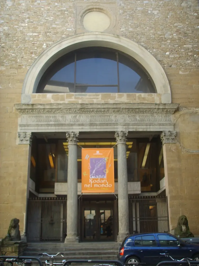 Facade of the former church of San Pancrazio, home of the Museo Marino Marini