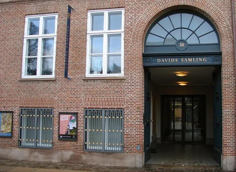 Πρόσοψη του David Collection (Davids Samling) στην οδό Kronprinsessegade της Κοπεγχάγης