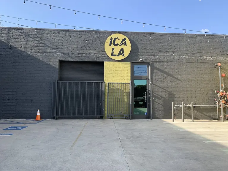 Extérieur de l’Institute of Contemporary Art, Los Angeles, dans l’Arts District