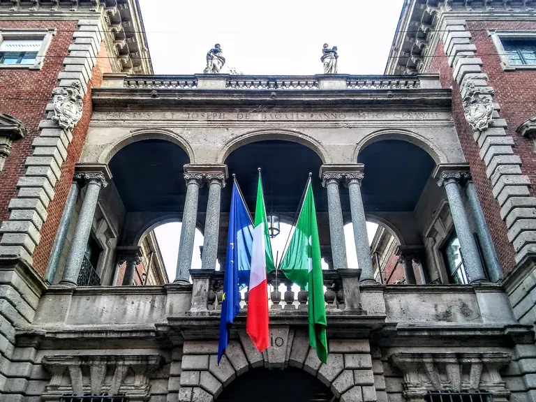 Façade du Palazzo Bagatti Valsecchi, Via Santo Spirito, Milan