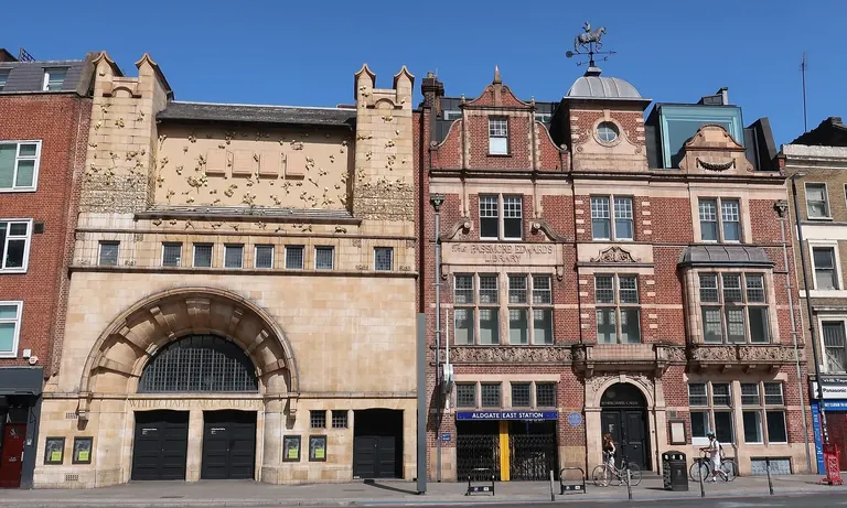 Façade Art nouveau de la Whitechapel Gallery