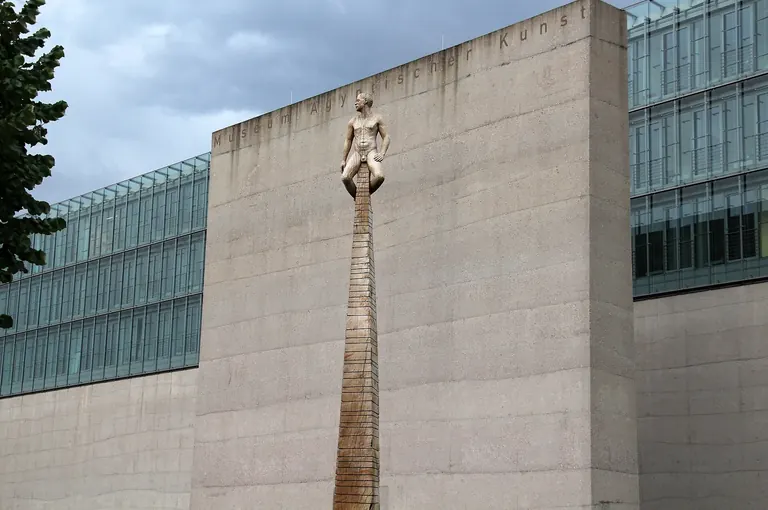 Vue extérieure du Staatliches Museum Ägyptischer Kunst, dans le Kunstareal de Munich