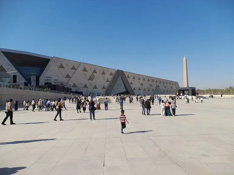Grand Egyptian Museum entrance