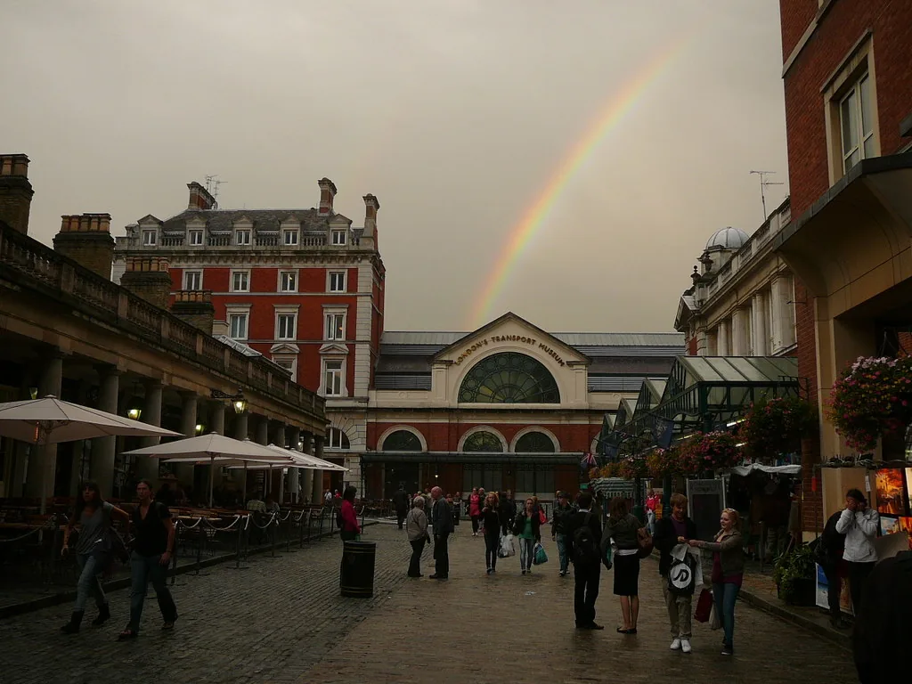 The London Transport Museum in Covent Garden's former flower market
