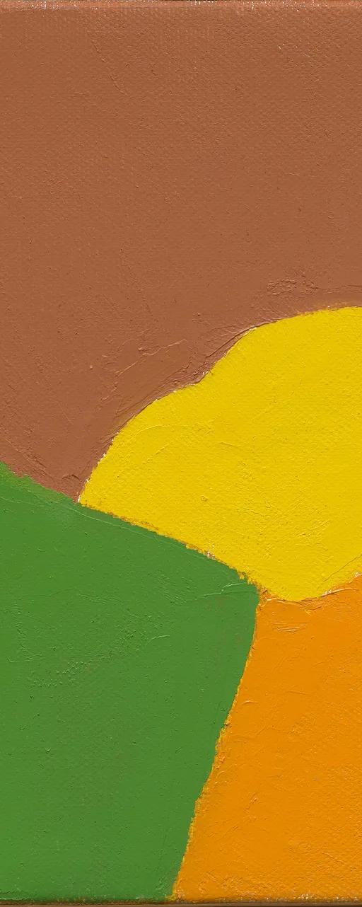 Work by Etel Adnan from the exhibition Shifting the Silence