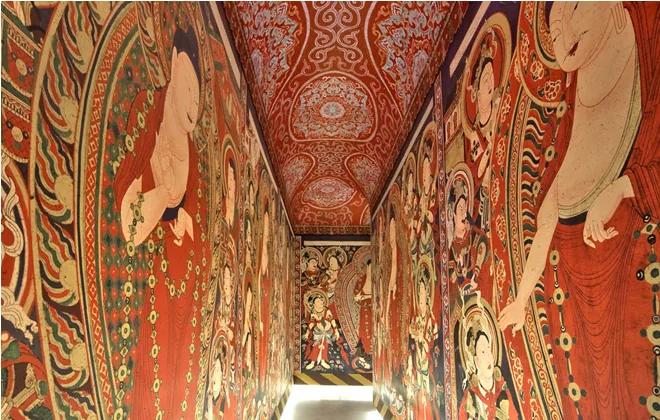 Bezeklik Cave Temples Restoration Exhibit at the Ryukoku Museum