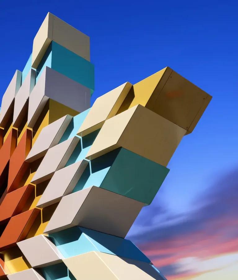 Rebecca Baird with Kenny Alvin Baird and Mike Mansor, North Star (Woodbine Casino), 2022, stainless steel and aluminum