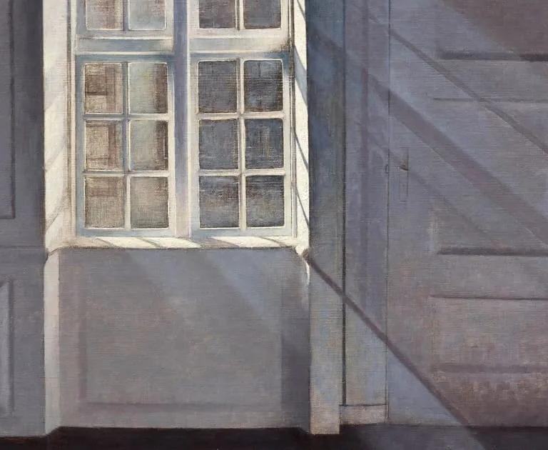 Vilhelm Hammershøi, Sunbeams or Sunshine, 1900