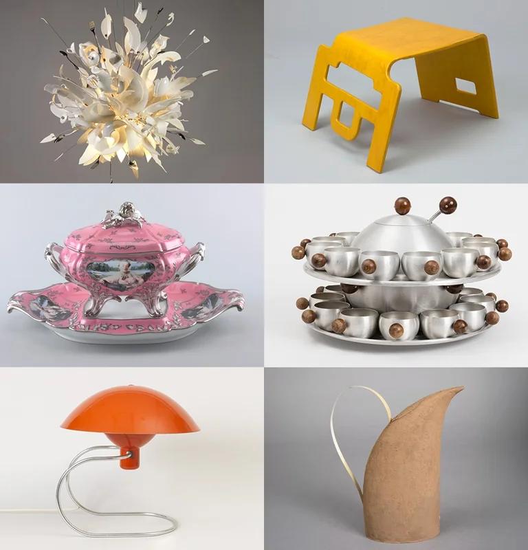 Installation view of Design Across Time permanent collection galleries at Cooper Hewitt