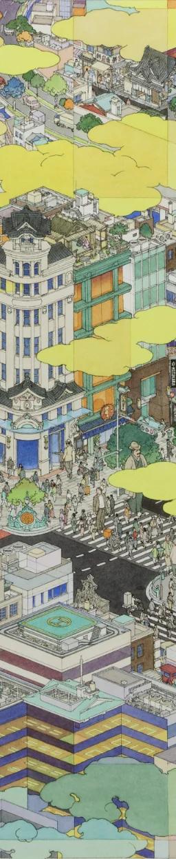 Yamaguchi Akira, A Tale of Tokyo (2023), courtesy Mizuma Art Gallery