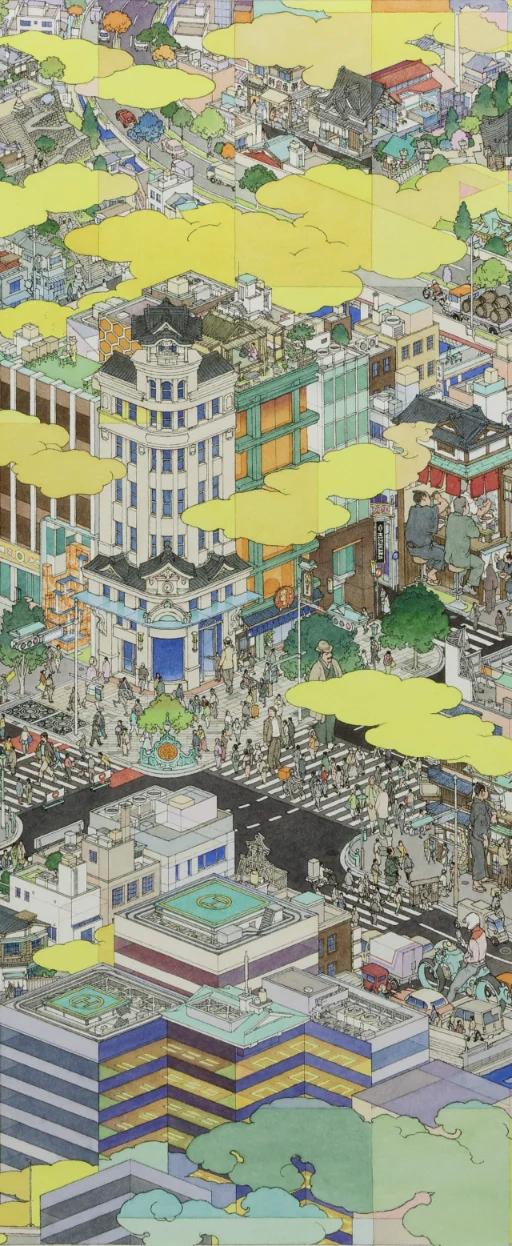 Yamaguchi Akira, A Tale of Tokyo (2023), courtesy Mizuma Art Gallery