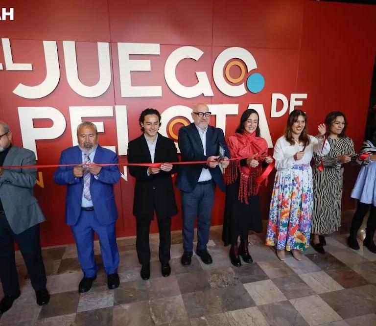 Opening of the exhibition El juego de pelota en Tenochtitlan at the Museo del Templo Mayor