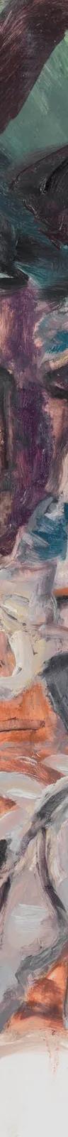 Elizabeth Peyton, painting from the Hosts at the Louvre exhibition