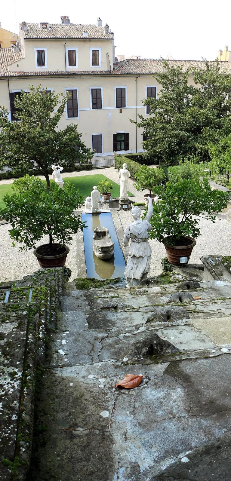 The terraced Colonna garden on the Quirinal Hill, Palazzo Colonna, Rome