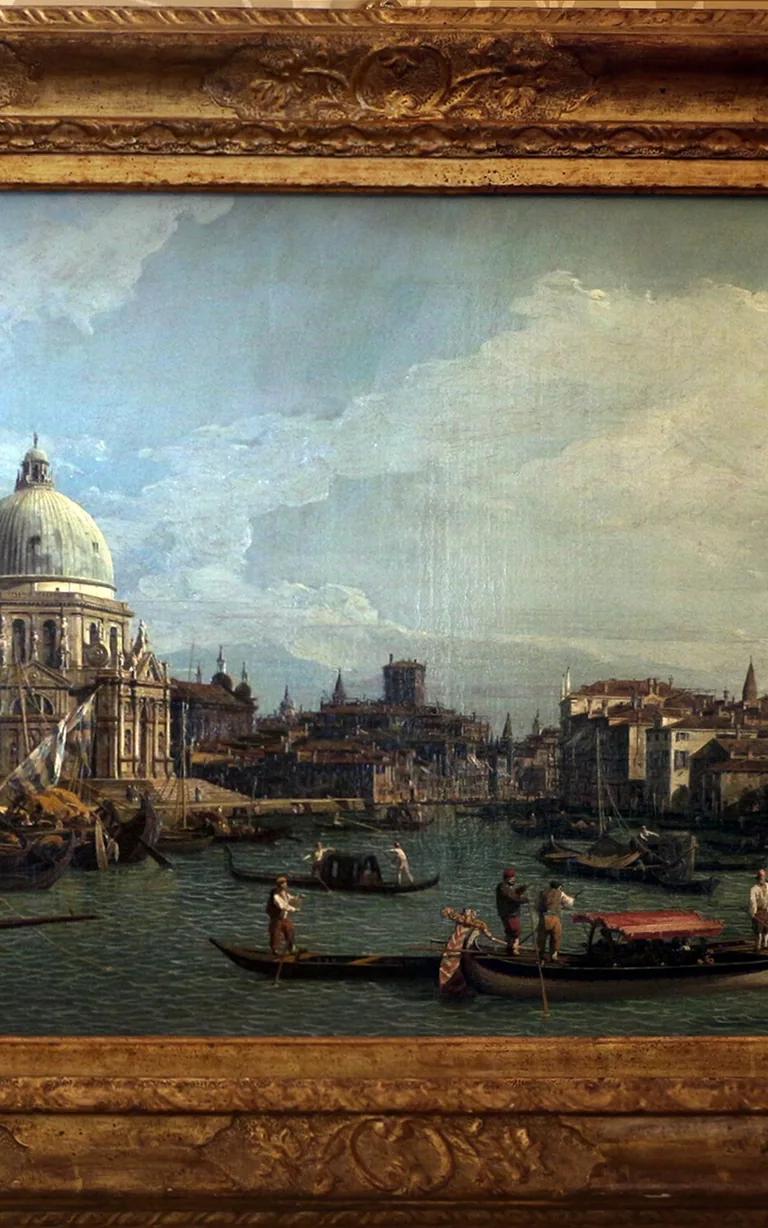 Canaletto, view of the Grand Canal, de' Micheli Collection