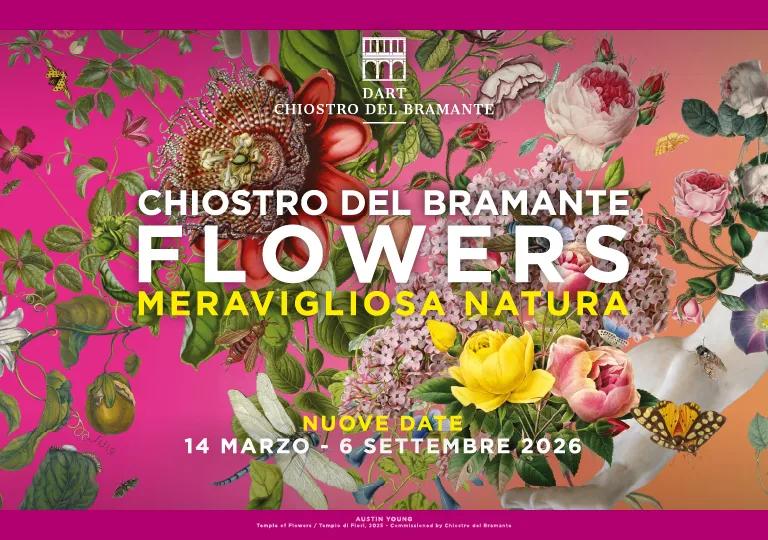 Flowers. Wonderful Nature exhibition at Chiostro del Bramante