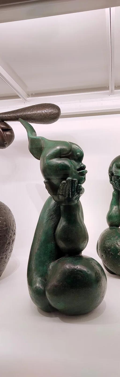 Looking Ahead, Hopeful & Dreaming by Ng Eng Teng, on display at NUS Museum