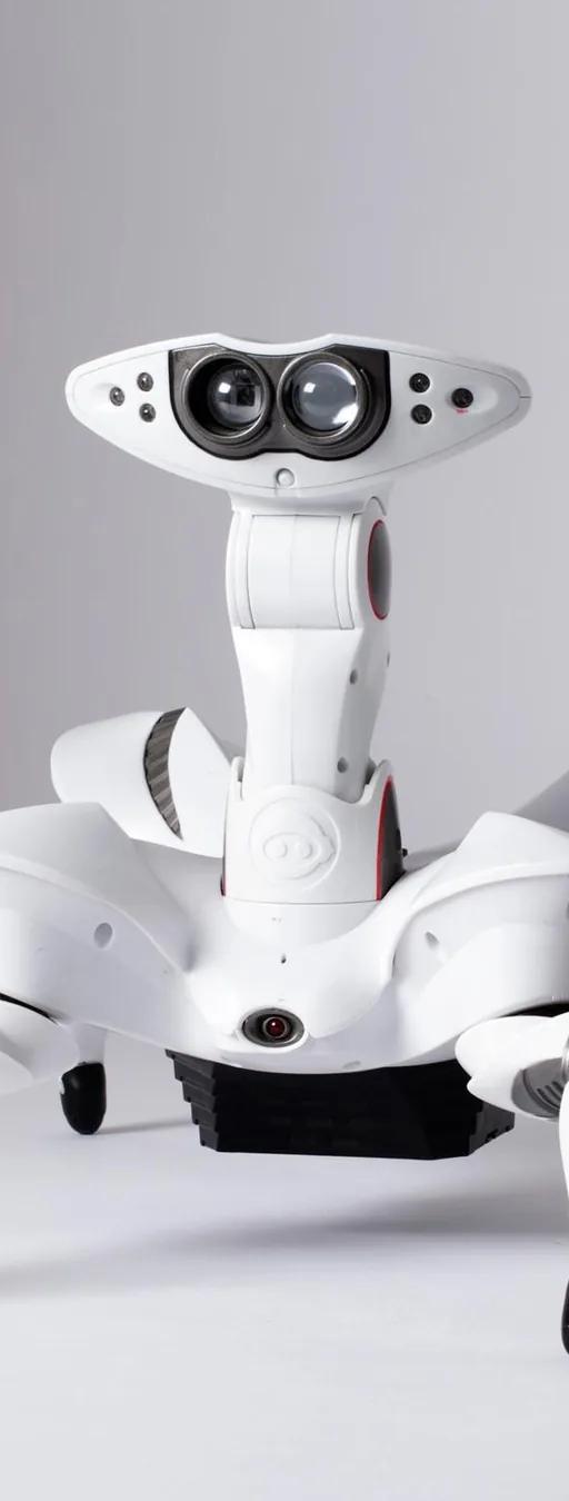 Robot on display in Robotic Worlds