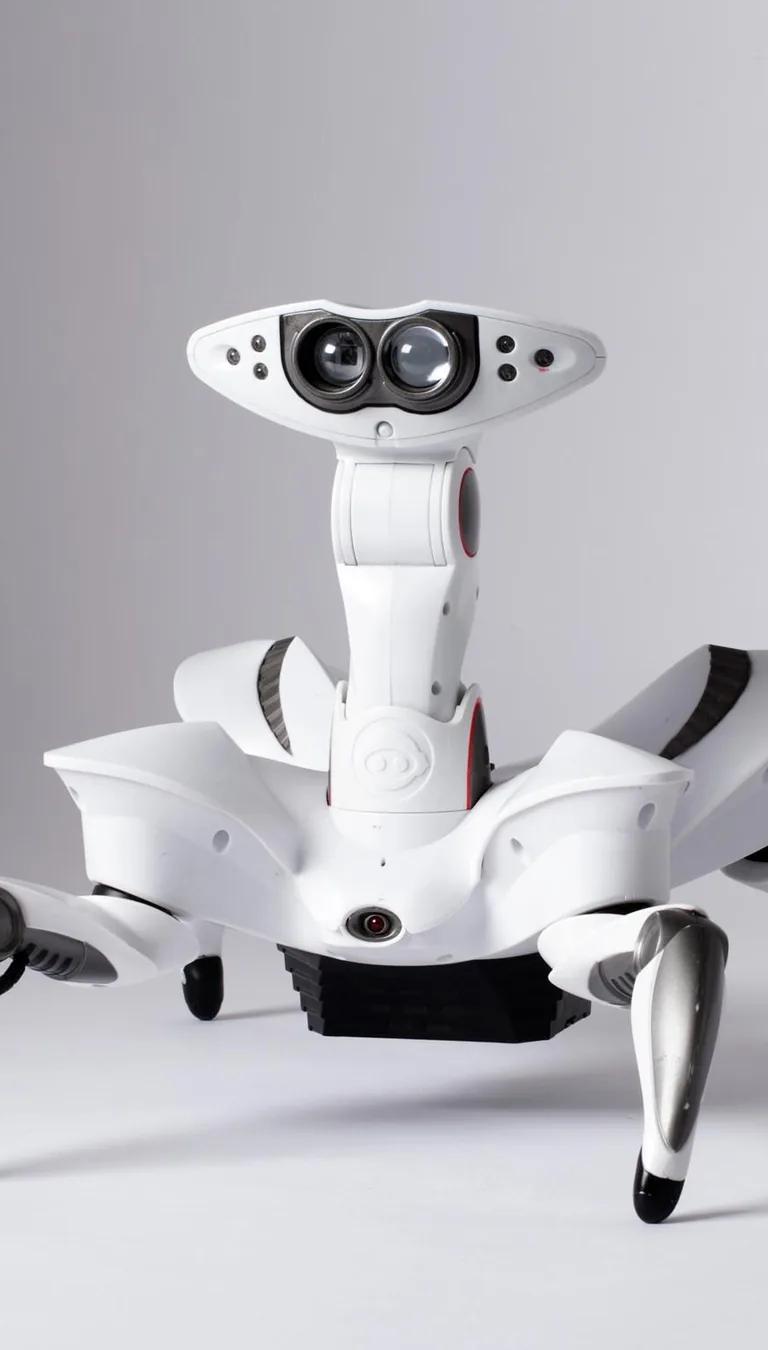 Robot on display in Robotic Worlds