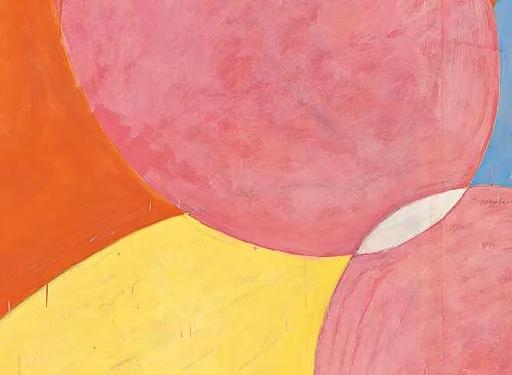 Exhibition banner for Hilma af Klint at the Grand Palais