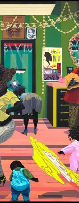 Painting by Kerry James Marshall