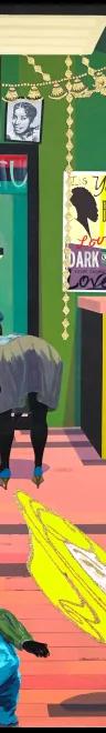 Painting by Kerry James Marshall