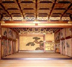 Pine murals on gold in the First and Second Rooms of the Ohiroma, Ninomaru-goten Palace