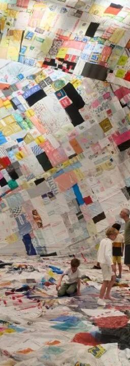 Installation view of Museo Aero Solar at Haus der Kunst