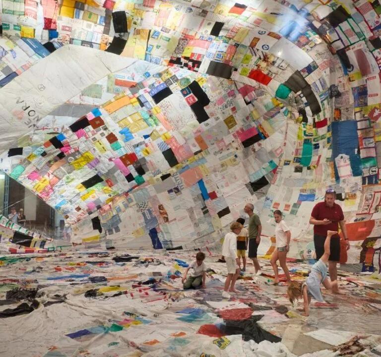 Installation view of Museo Aero Solar at Haus der Kunst