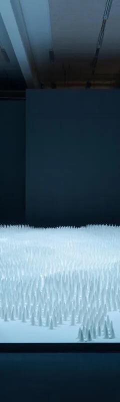 Installation view of Fire & Ice at Copenhagen Contemporary