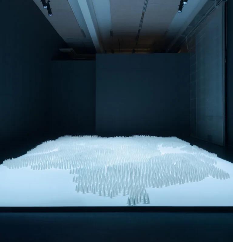 Installation view of Fire & Ice at Copenhagen Contemporary