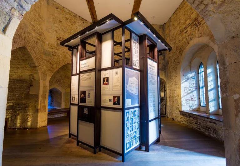 The Beauchamp Tower, home of the Imprisonment at the Tower exhibition at the Tower of London