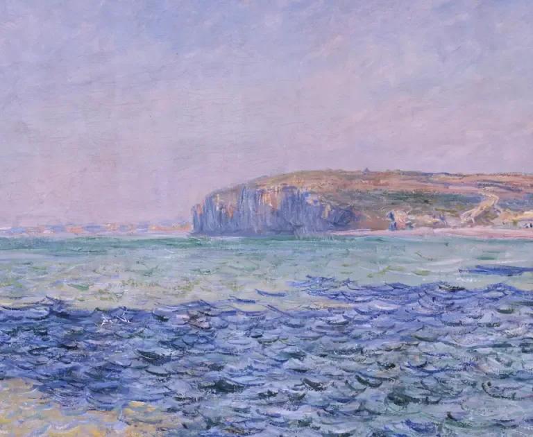 Claude Monet, Shadows on the Sea: The Cliffs at Pourville, 1882