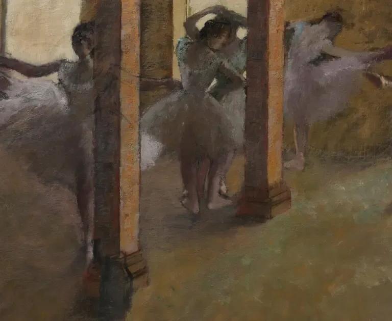 Edgar Degas, Dancers Practising in the Foyer, 1880s