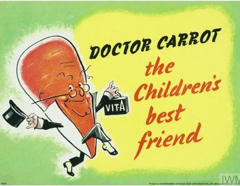 Wartime poster artwork for the Childhood in War exhibition at IWM London
