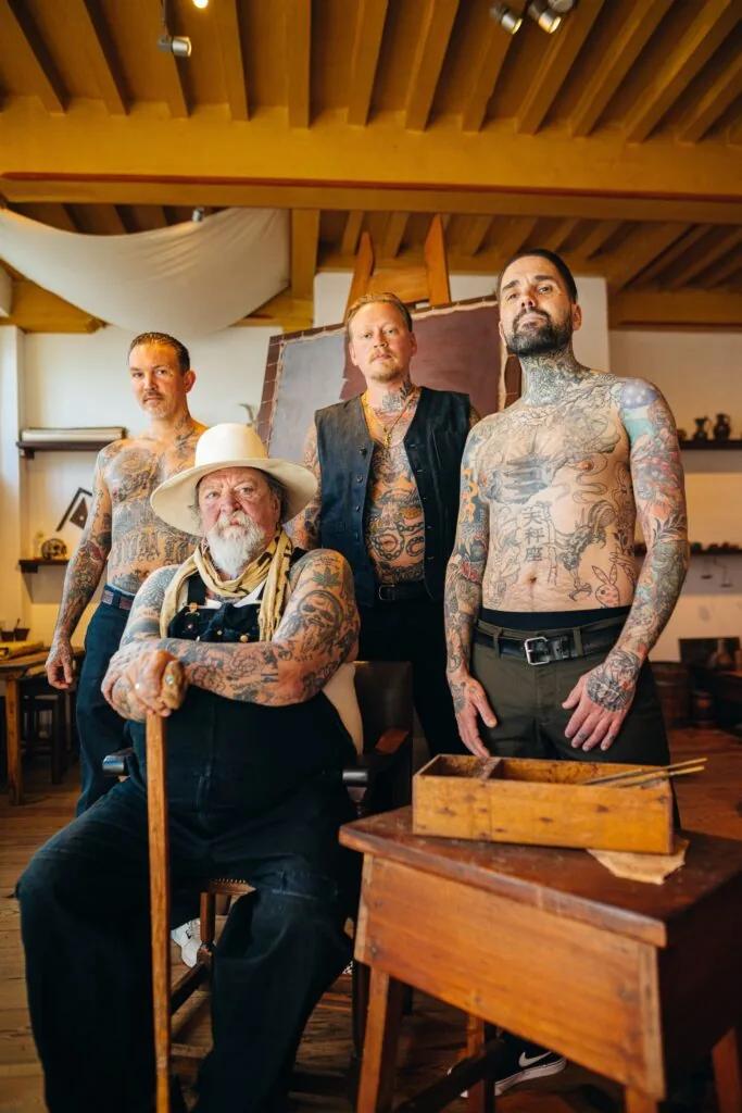 The Poor Man's Rembrandt Project tattoo studio at the Rembrandt House Museum