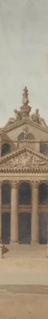 Exhibition banner for Vanbrugh: The Drama of Architecture at Sir John Soane's Museum