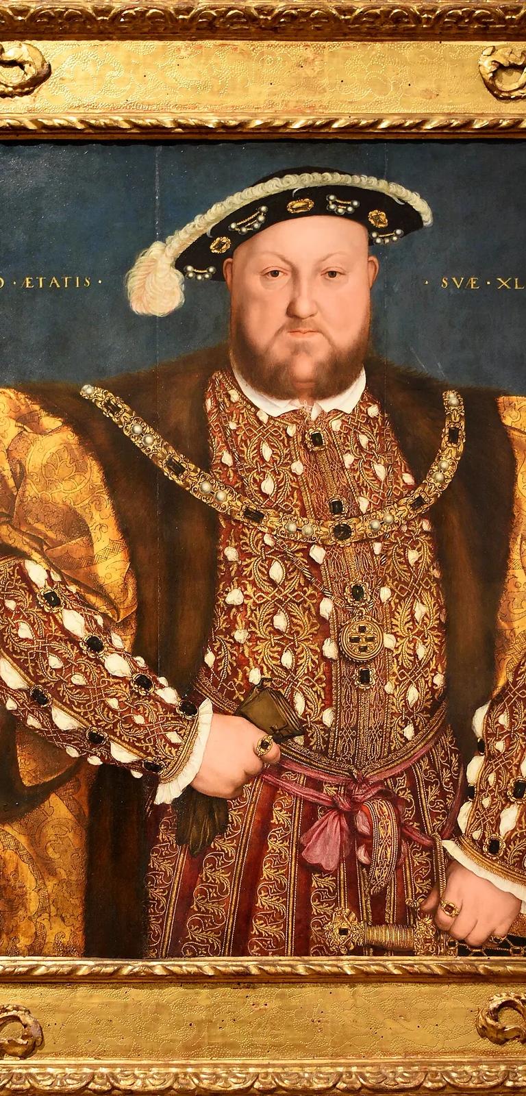 Hans Holbein the Younger, Portrait of Henry VIII (1540), Galleria Nazionale d'Arte Antica