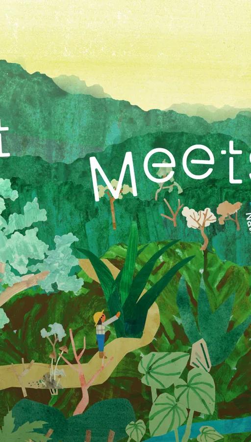 When Art Meets Nature exhibition banner