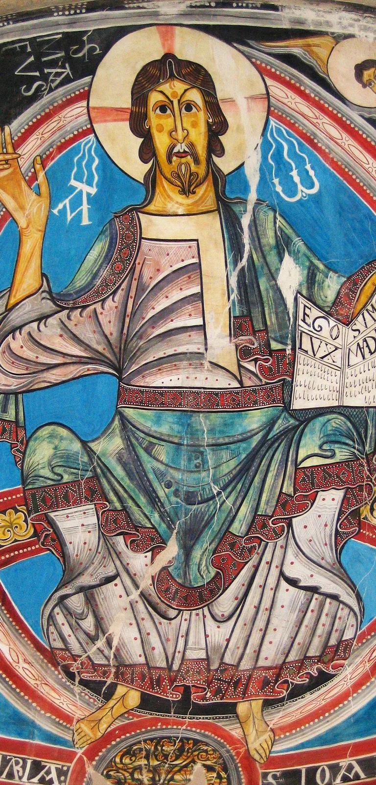 Christ in Majesty from the apse of Sant Climent de Taüll, Master of Taüll