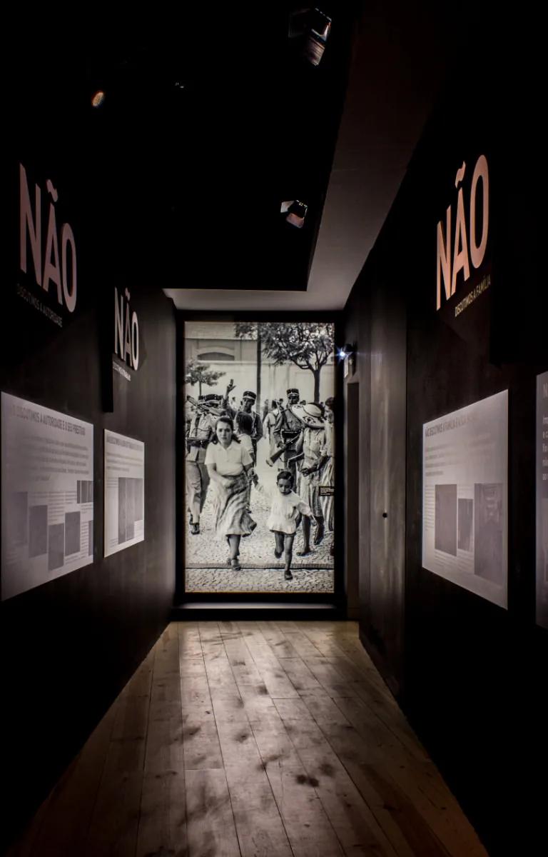 Permanent exhibition gallery on the rise and fall of fascism, Museu do Aljube