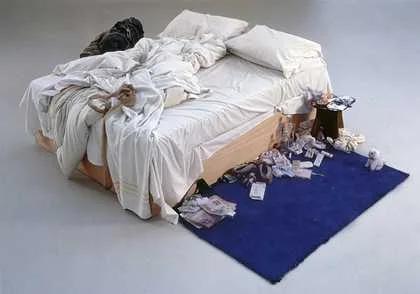 Tracey Emin's installation My Bed
