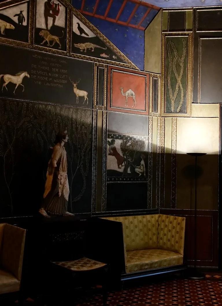 Historic interior room of Museum Villa Stuck