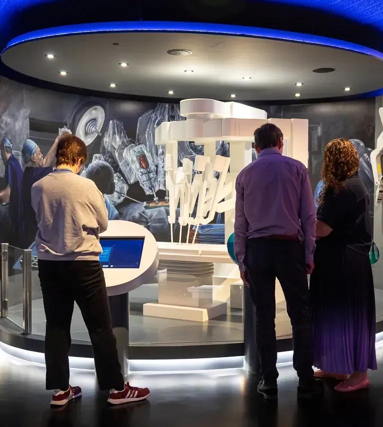 The Body Voyager interactive gallery on robotic surgery at Surgeons' Hall Museums