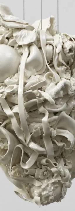 Pull (2023) by Rachel Kneebone, porcelain sculpture, Wallace Collection