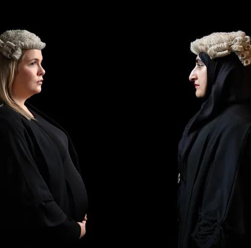 Carla van de Puttelaar, Portrait of Megan McDiarmid Davidson and Portrait of Safeena Rashid, 2023