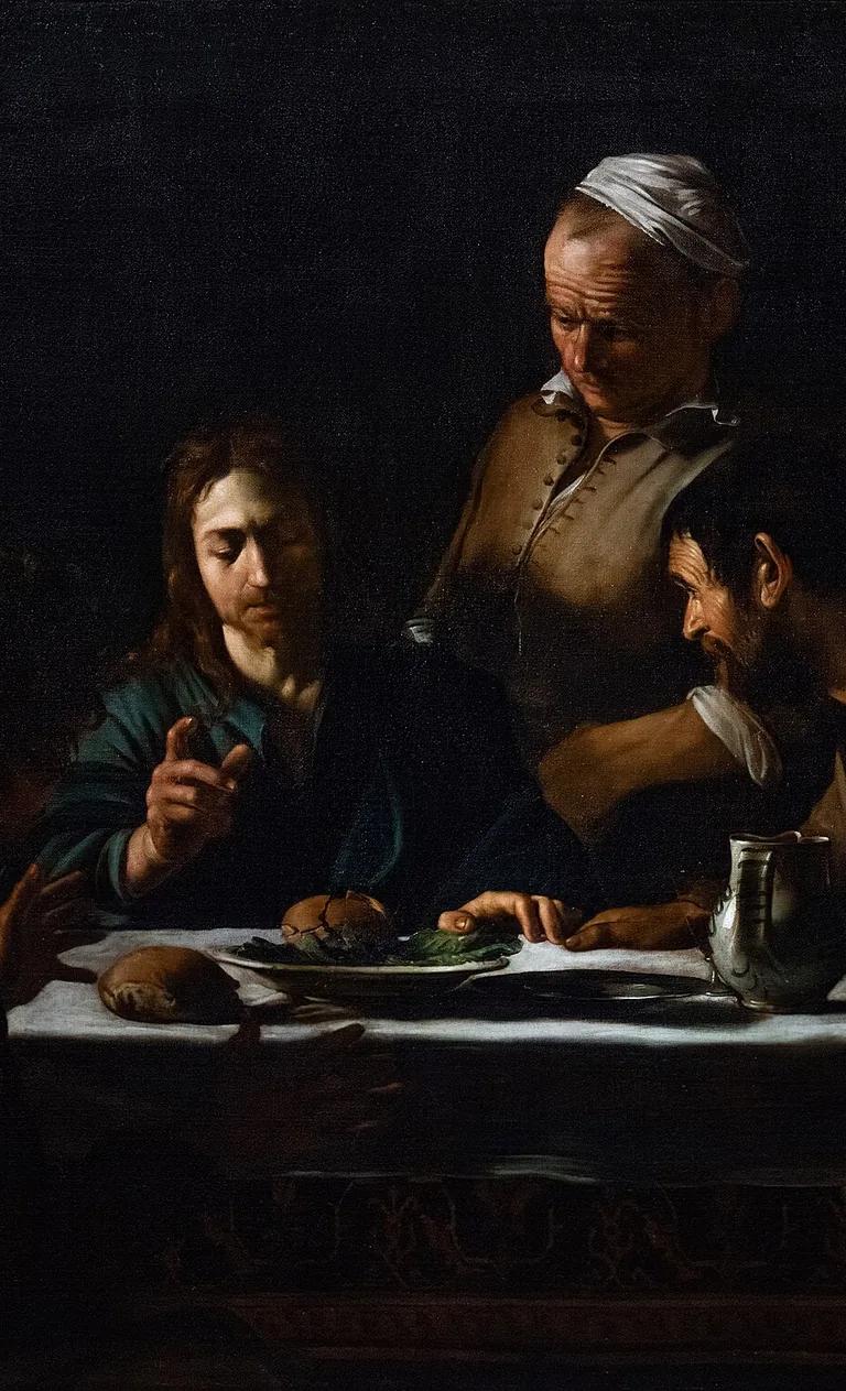 Caravaggio, Supper at Emmaus, 1606, Pinacoteca di Brera